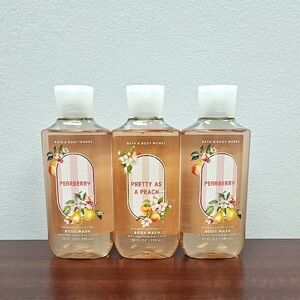 Bath & Body Works PEACH & PEAR 3 Piece Limited Edition Bringback Body Wash Set